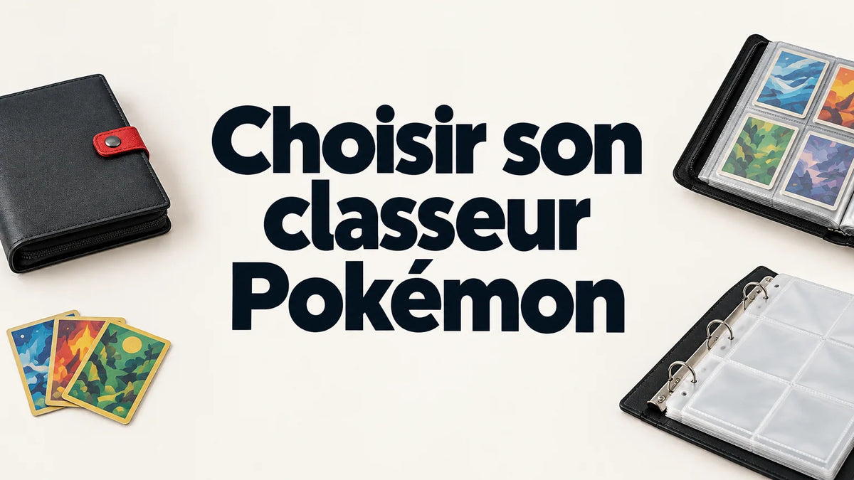 Différents formats de classeurs pour organiser une collection de cartes