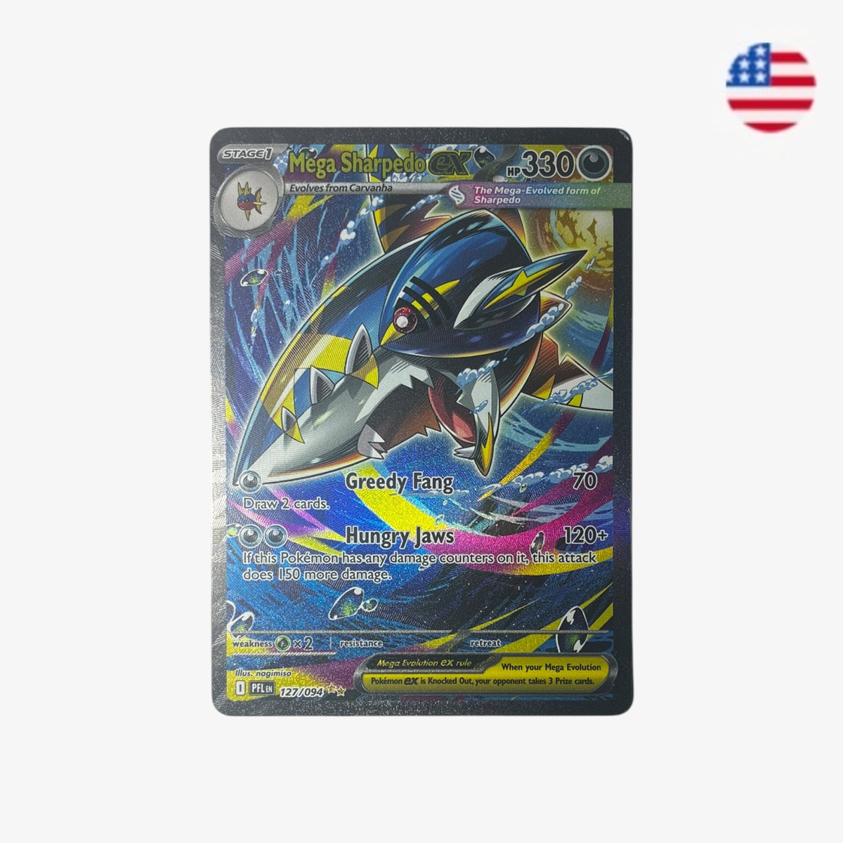 Mega Sharpedo ex | PFL 127/094