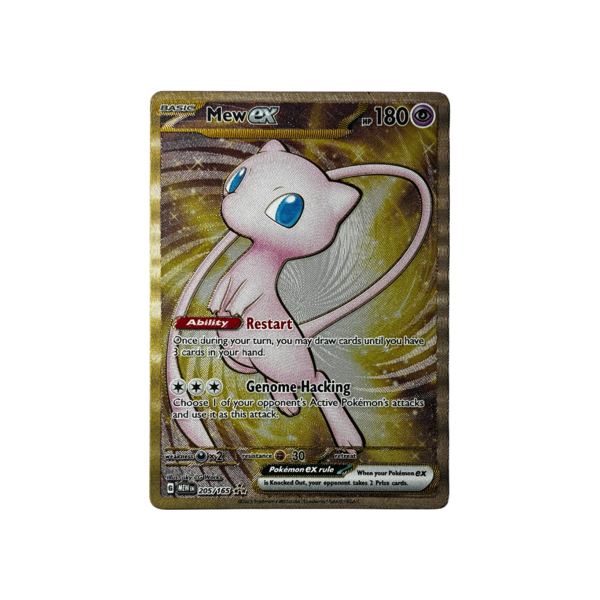 MEW 205 | Mew ex Metal Card (EN) TamoriCards