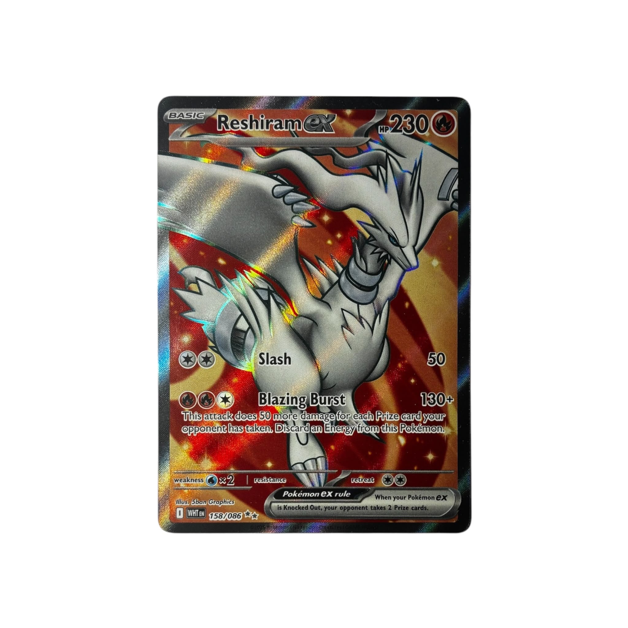 WHT 158 | Reshiram ex (EN)