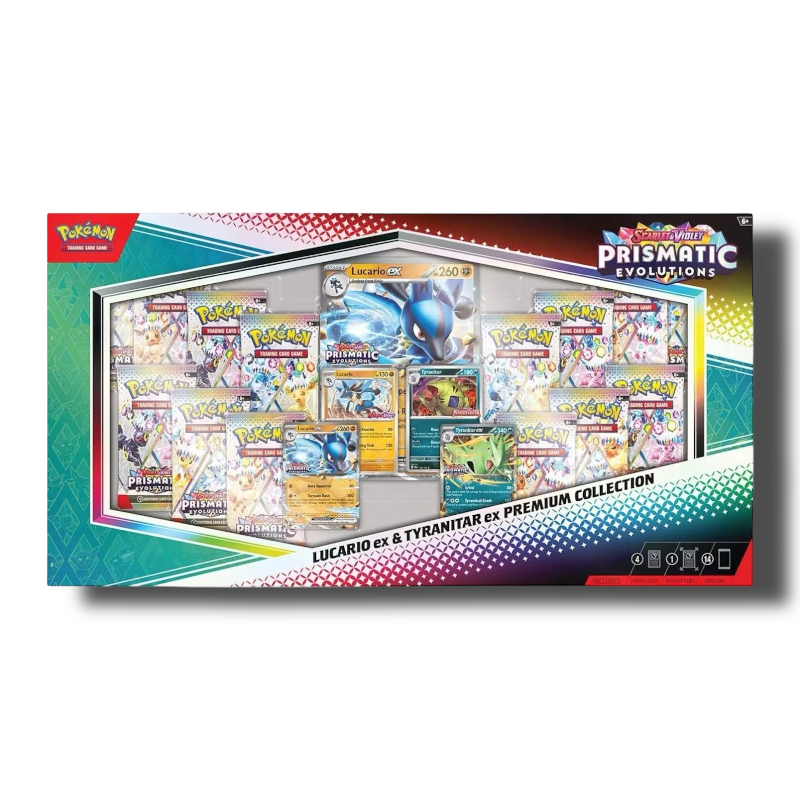 Lucario ex & Tyranitar ex Premium-Collection | Prismatic Evolutions (EN)