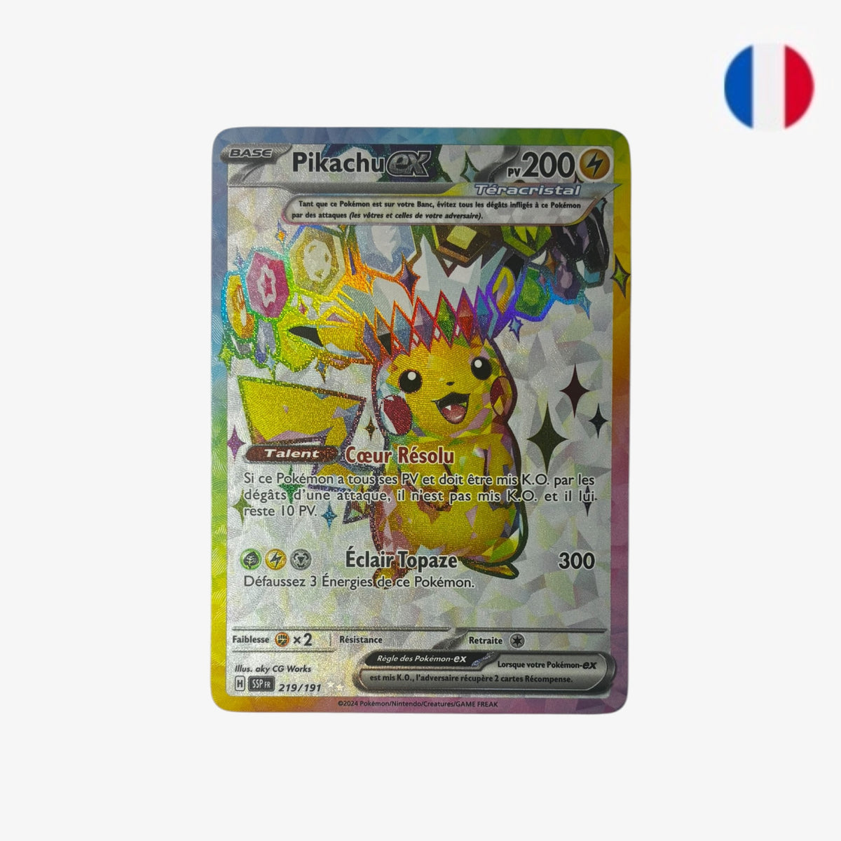 Pikachu ex | SSP 219/191