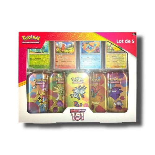 Coffret Costco | 5 Mini Tin 151 (FR)