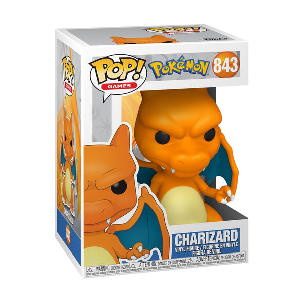 Figurine Funko Pop Dracaufeu de la marque TamoriCards, personnage de Pokémon avec détails colorés et posture distinctive