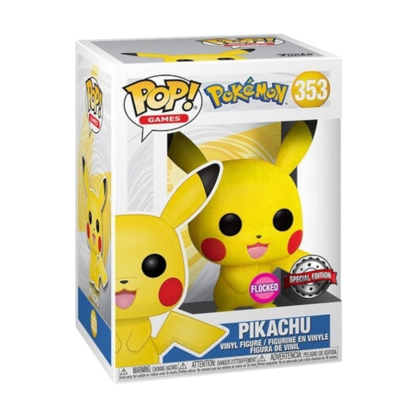 Pikachu Funko Pop de TamoriCards, figurine de collection avec détails colorés et expression joyeuse, vue de face.