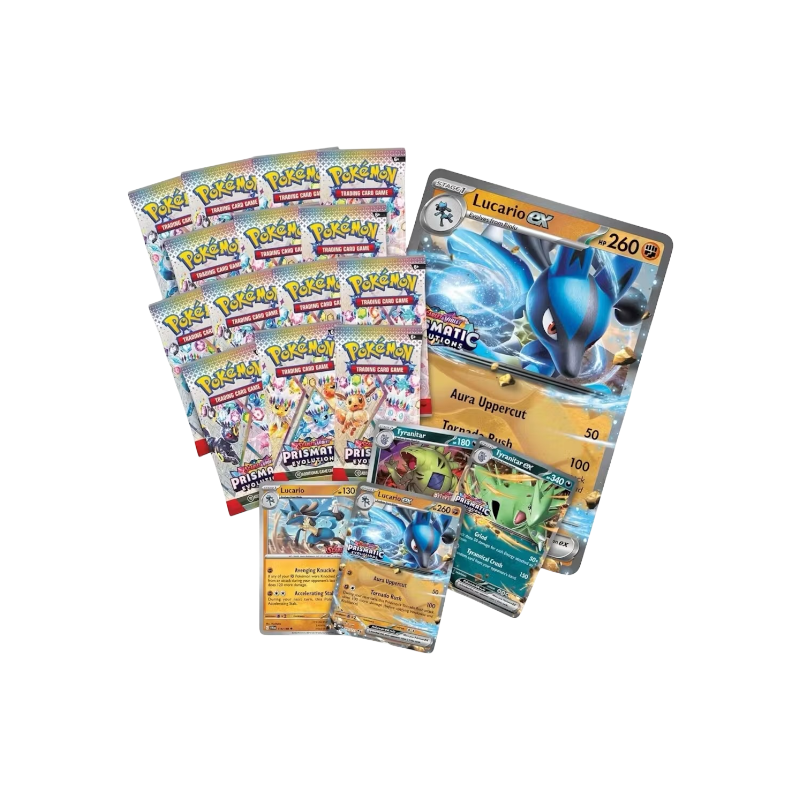 Lucario ex & Tyranitar ex Premium-Collection | Prismatic Evolutions (EN)